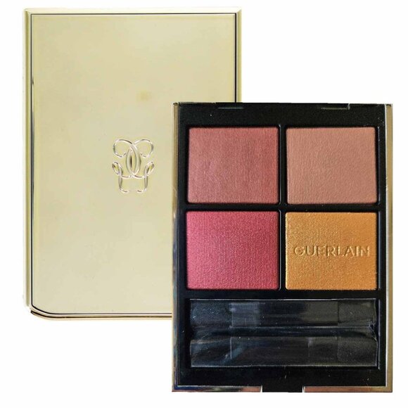 Guerlain Ombres G Eyeshadow Quad ~ 214 Exotic Orchid (Gold & Wines) 6g NIB - Picture 2 of 9